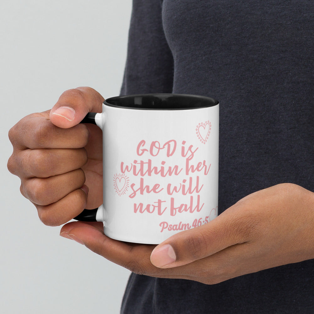 "God is within her" Motivational Mug