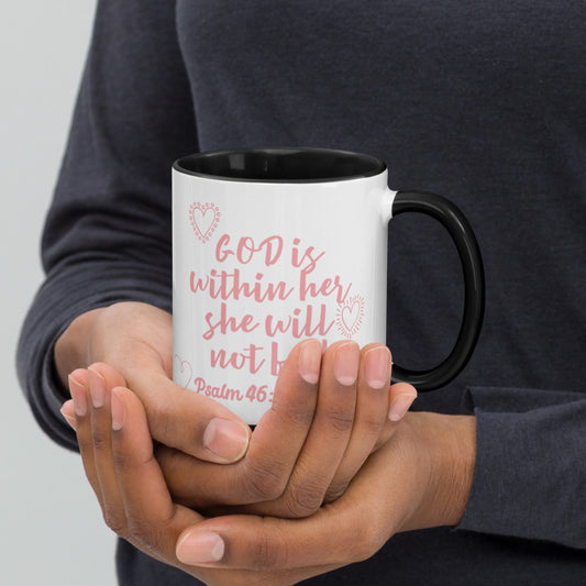 "God is within her" Motivational Mug