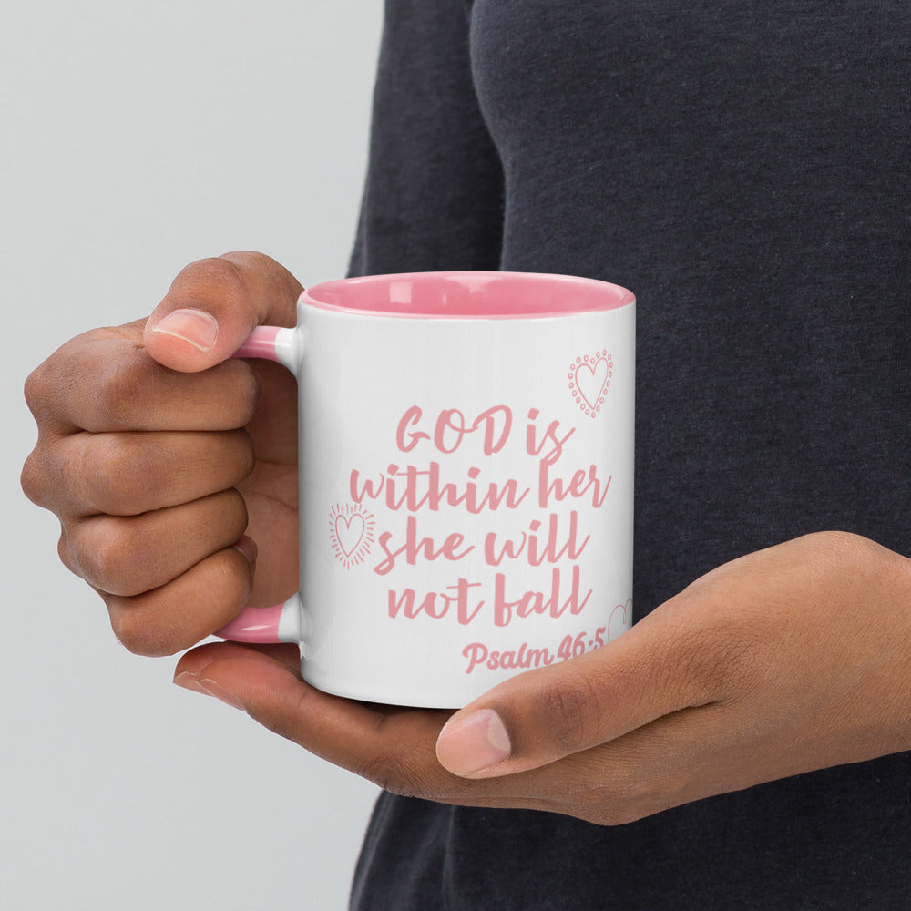 "God is within her" Motivational Mug