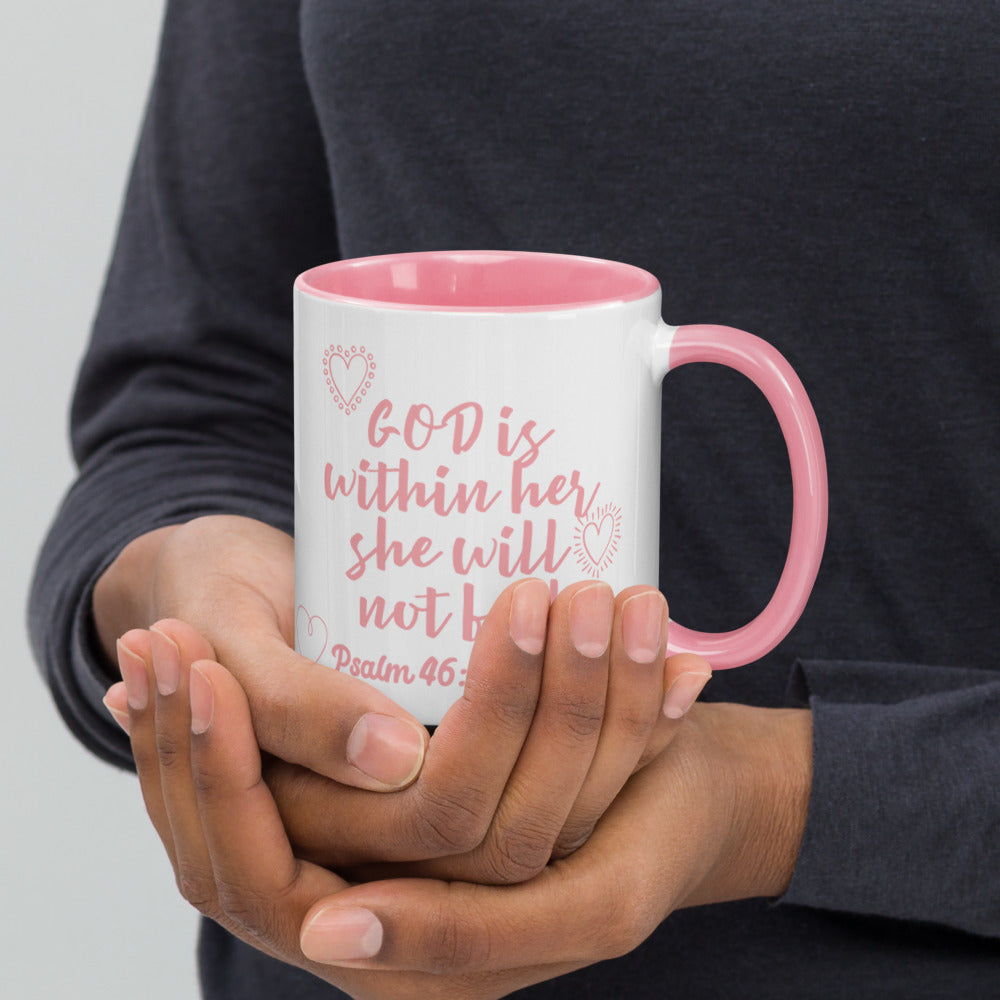 "God is within her" Motivational Mug